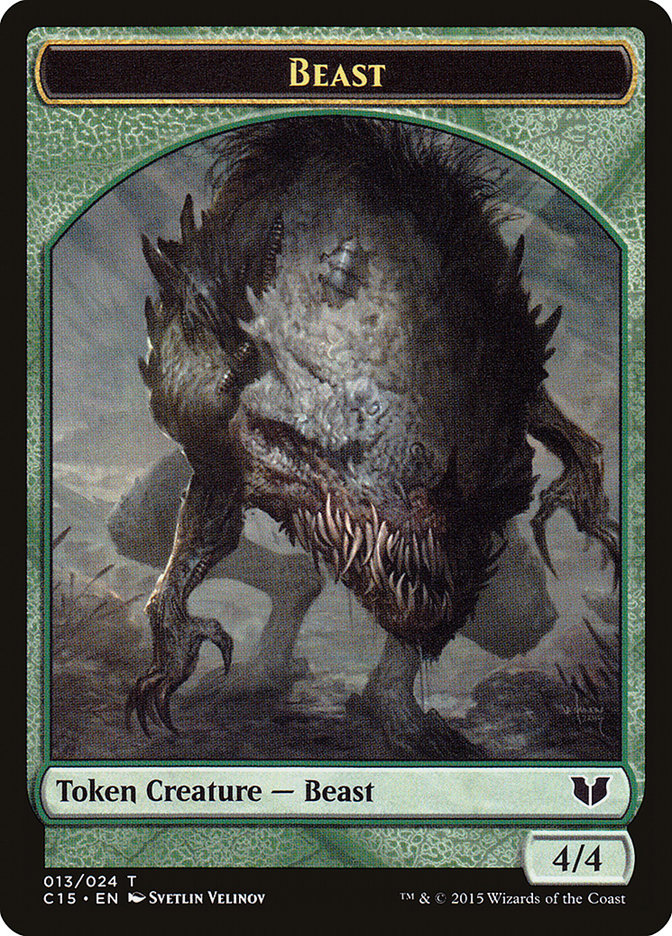 Beast (C15-13 // 17) - Commander 2015 Tokens