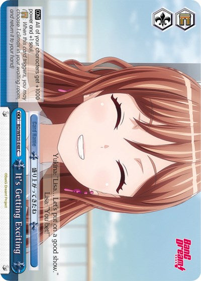 It's Getting Exciting (Parallel Foil) (BD/WE35-E48 C) - Poppin’Party x Roselia
