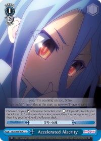 Accelerated Alacrity (NGL/S58-E097 C) - No Game No Life
