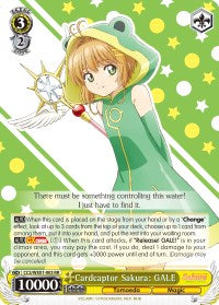 Cardcaptor Sakura: GALE (CCS/WX01-003 RR) - Cardcaptor Sakura: Clear Card