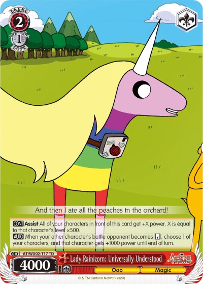 Lady Rainicorn: Universally Understood (AT/WX02-T17 TD) - Adventure Time