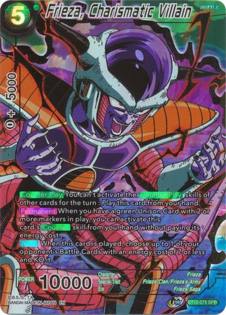 Frieza, Charismatic Villain (SPR) (BT10-075) [Rise of the Unison Warrior 2nd Edition]