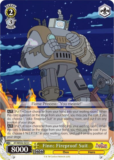 Finn: Fireproof Suit (AT/WX02-023 C) - Adventure Time
