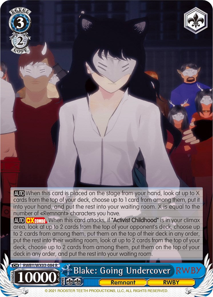 Blake: Going Undercover (RWBY/WX03-084 R) - RWBY