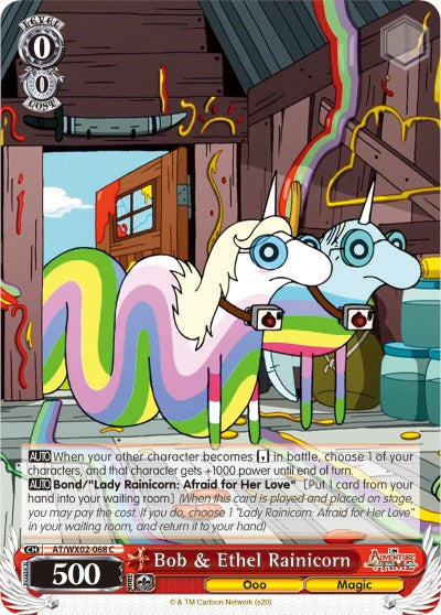Bob & Ethel Rainicorn (AT/WX02-068 C) - Adventure Time