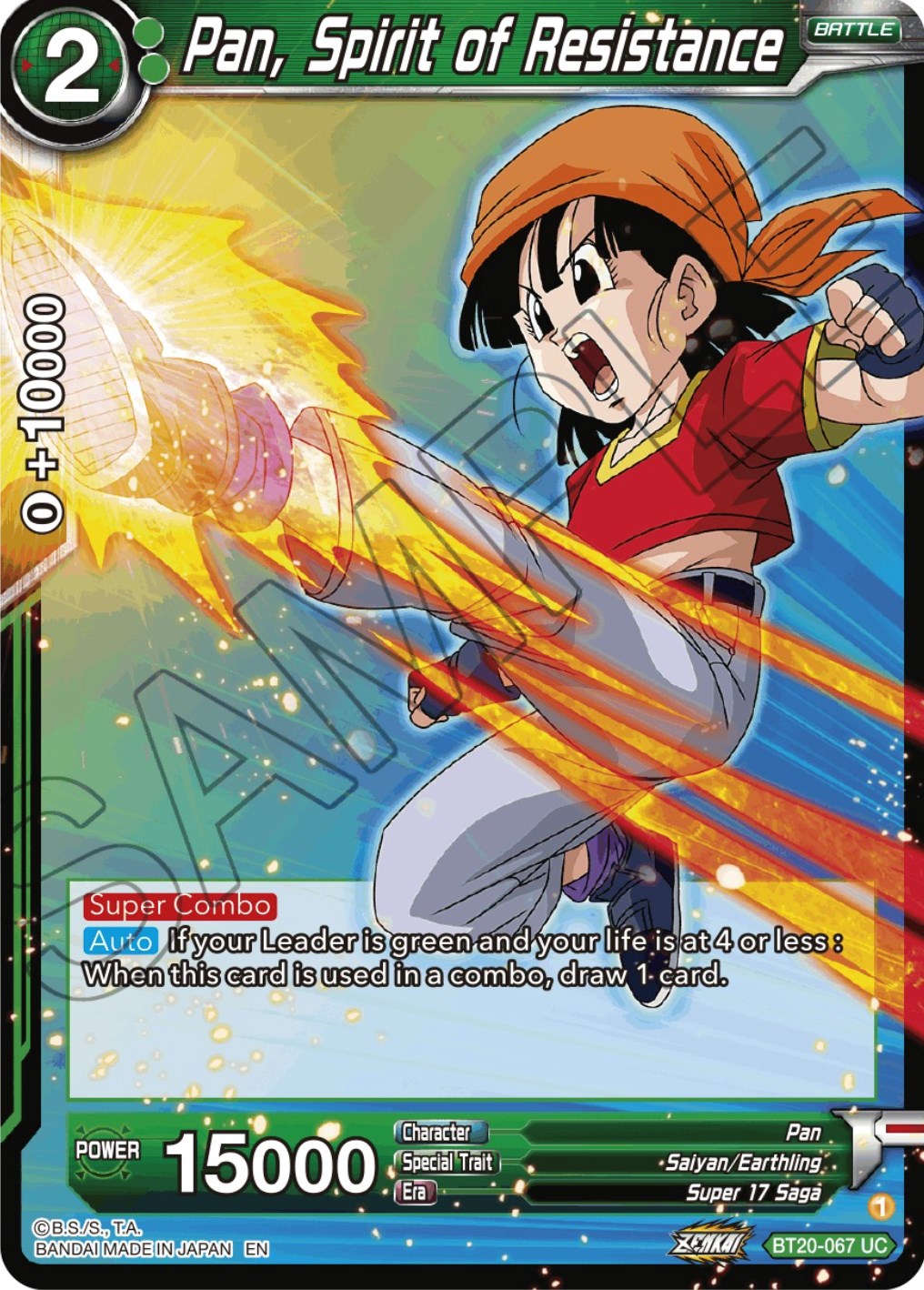 Pan, Spirit of Resistance (BT20-067) [Power Absorbed]