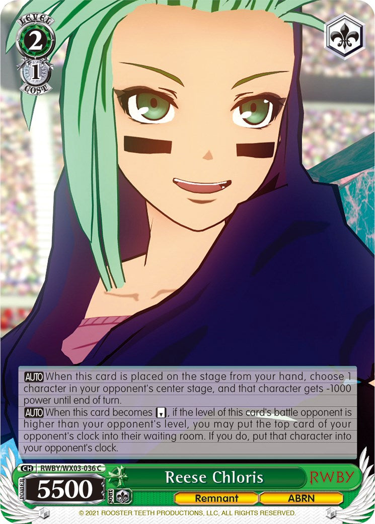 Reese Chloris (RWBY/WX03-036 C) - RWBY
