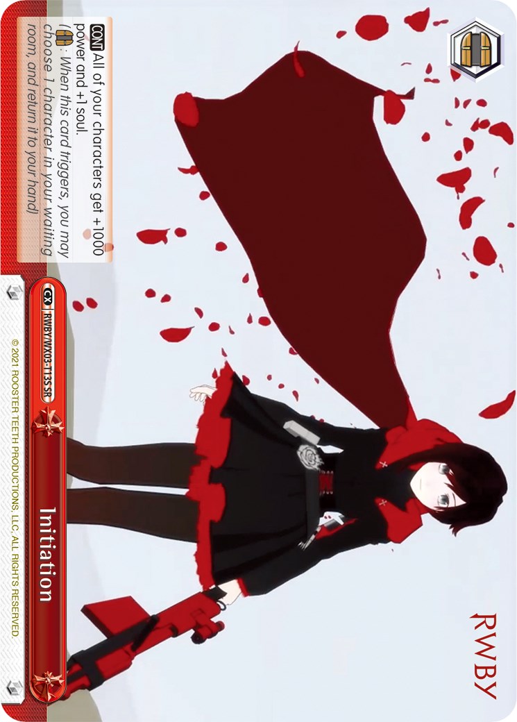 Initiation (SR) (RWBY/WX03-T13S SR) - RWBY