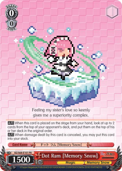 Dot Ram [Memory Snow] (RZ/S68-E101 PR) - Re:ZERO Memory Snow