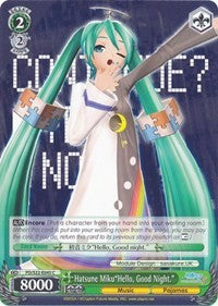 Hatsune Miku"Hello, Good Night." (PD/S22-E045 C) - Hatsune Miku -Project DIVA- f