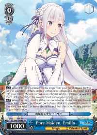 Pure Maiden, Emilia (SR) (RZ/S46-E064S SR) - Re:ZERO