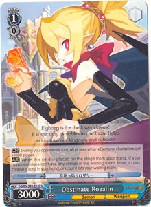 Obstinate Rozalin (DG/EN-S03-E143 U) - Disgaea