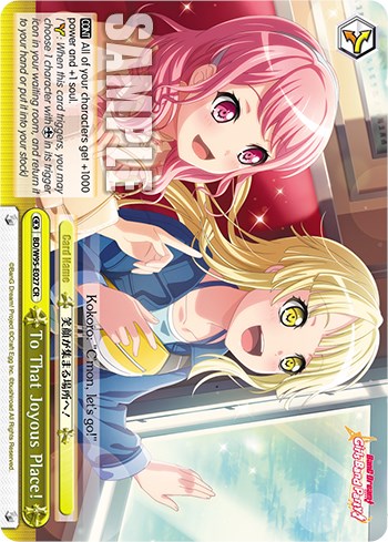 To That Joyous Place! (BD/W95-E027 CR) - BanG Dream! Girls Band Party! 5th Anniversary