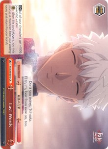 Last Words (FS/S36-E070 CR) - Fate/stay night [Unlimited Blade Works] Vol. II