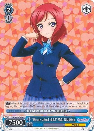 "We are school idols!" Maki Nishikino (LL/EN-W02-E193 PR) (Promo) [Love Live! DX Vol.2]