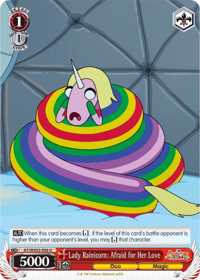 Lady Rainicorn: Afraid for Her Love (AT/WX02-056 U) - Adventure Time