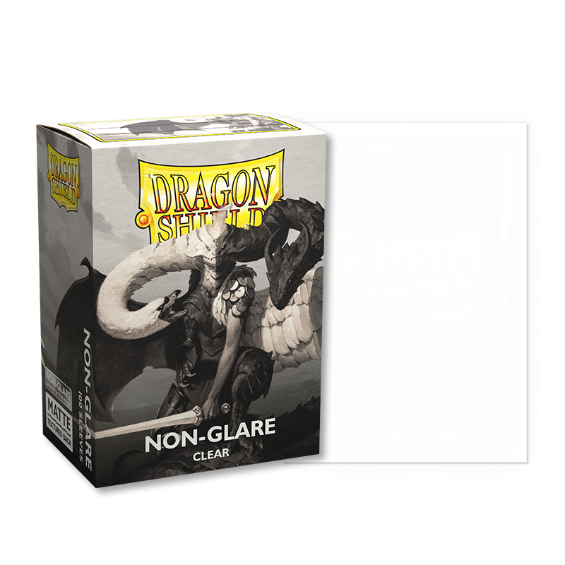 Dragon Shield: Standard 100ct Sleeves - Clear (Non-Glare Matte)