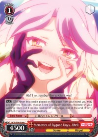 Memories of Bygone Days, Jibril (NGL/S58-E068 C) - No Game No Life