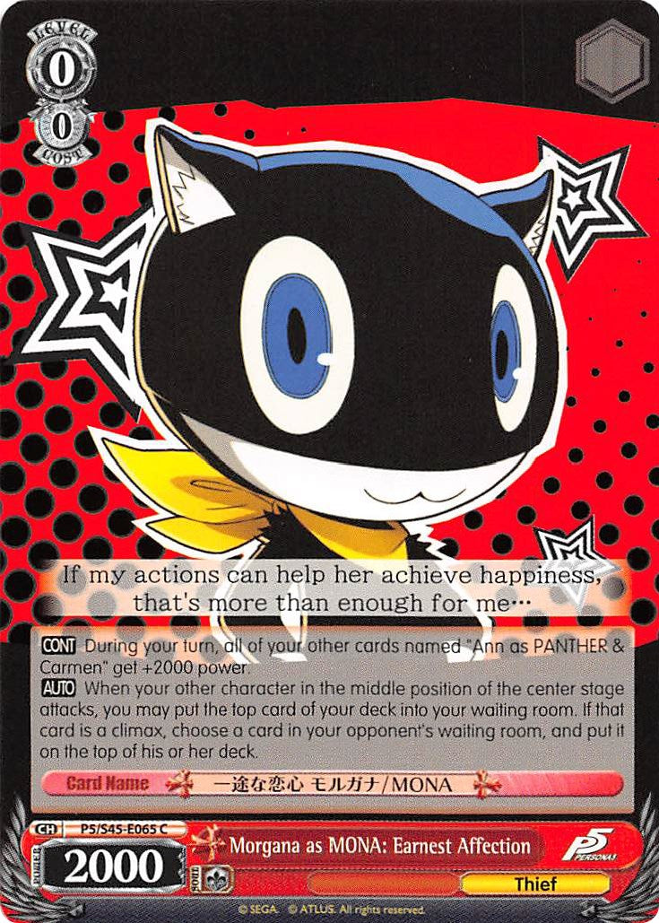 Morgana as MONA: Earnest Affection (P5/S45-E065 C) - Persona 5
