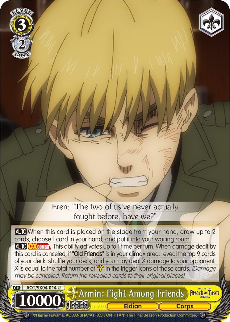 Armin: Fight Among Friends (AOT/SX04-014 U) - Attack On Titan: Final Season