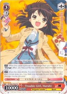 Trouble Girl, Haruhi (TD) (SY/W08-TE08 TD) - The Melancholy of Haruhi Suzumiya
