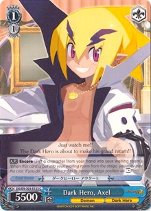 Dark Hero, Axel (DG/EN-S03-E155 C) - Disgaea