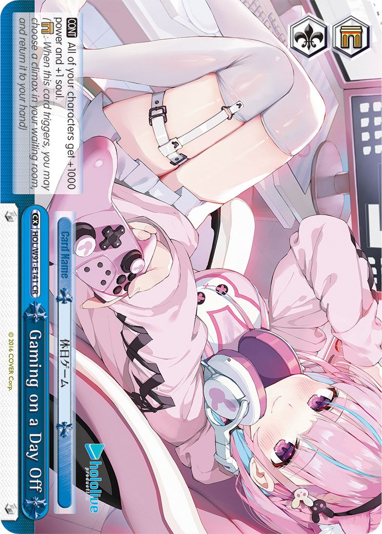 Gaming on a Day Off (HOL/W91-E141 CR) - hololive production