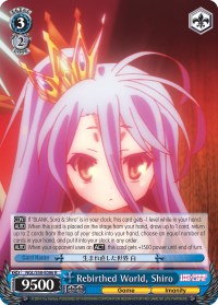 Rebirthed World, Shiro (NGL/S58-E086 R) - No Game No Life