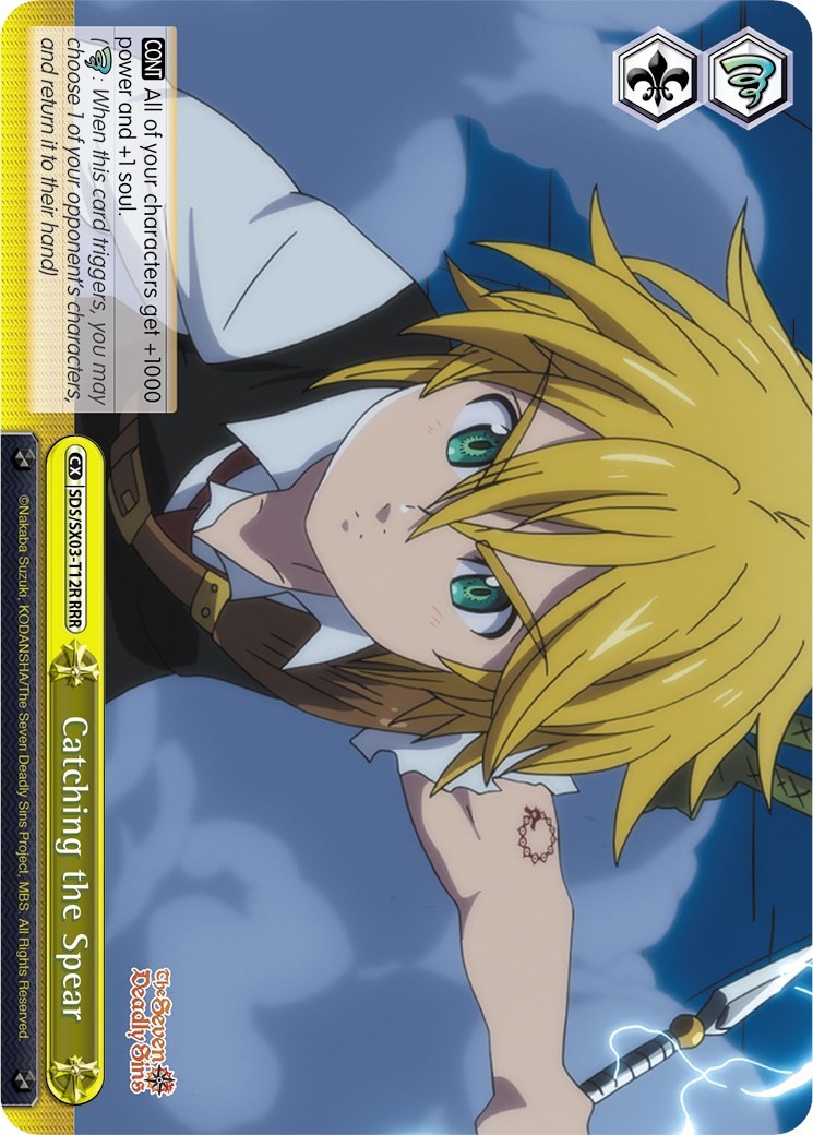 Catching the Spear (RRR) (SDS/SX03-T12R RRR) - The Seven Deadly Sins