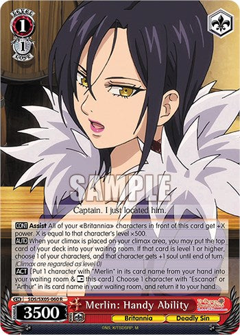 Merlin: Handy Ability (SDS/SX05-060 R) - The Seven Deadly Sins: Revival of The Commandments