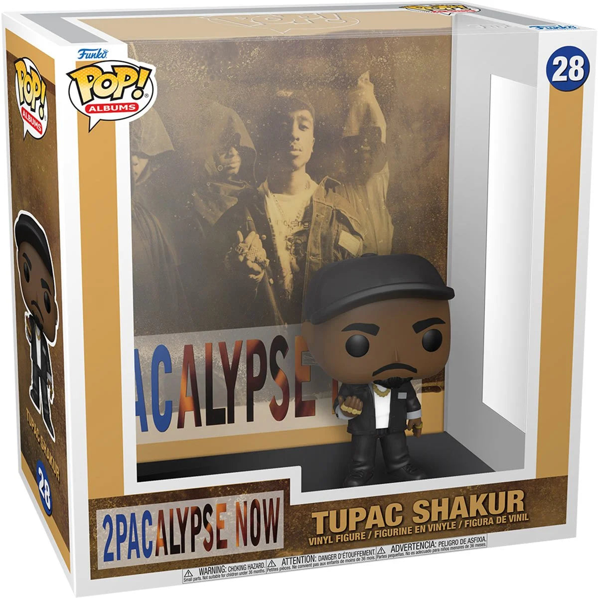 Funko Tupac Shakur 2pacalypse Now Album Figure with Case