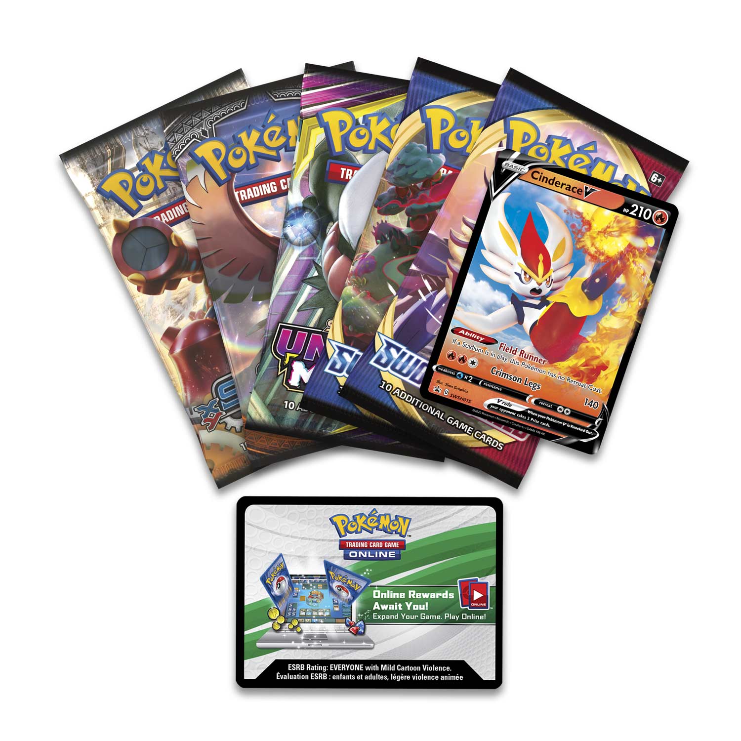 Sword & Shield - Galar Partners Collector's Tin (Cinderace V)