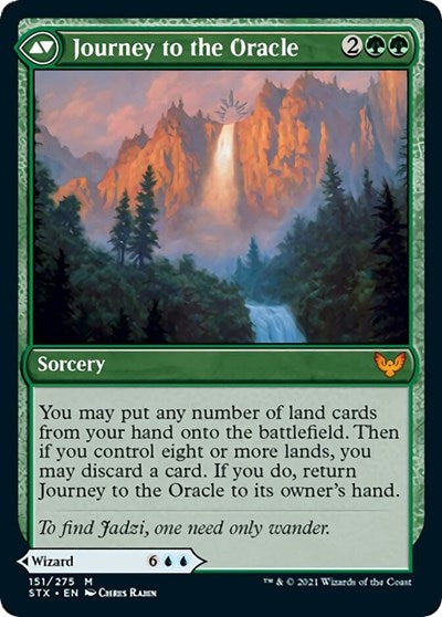 Jadzi, Oracle of Arcavios // Journey to the Oracle (PRE-151S) - Strixhaven: School of Mages Promos Foil