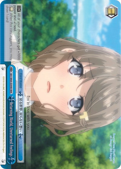 Returning World, Unreturned Feelings (RRR) (SBY/W64-E099R RRR) - Rascal Does Not Dream of Bunny Girl Senpai