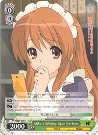 Mikuru Wishing Upon the Stars (SY/WE09-E05) - The Melancholy of Haruhi Suzumiya Extra Booster