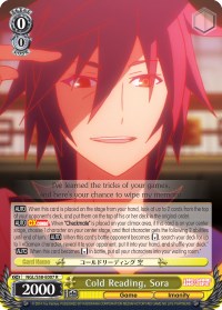 Cold Reading, Sora (NGL/S58-E007 R) - No Game No Life
