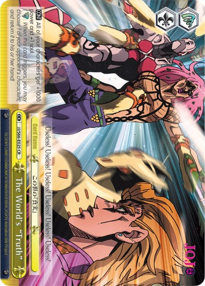 The World's "Truth" (JJ/S66-E025 CR) - JoJo's Bizarre Adventure: Golden Wind