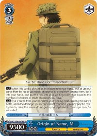 Origin of Name, M (SR) (GGO/S59-E078S SR) - Gun Gale Online