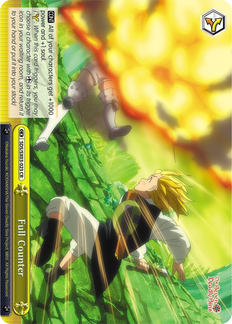 Full Counter (SDS/SX03-023 CR) - The Seven Deadly Sins