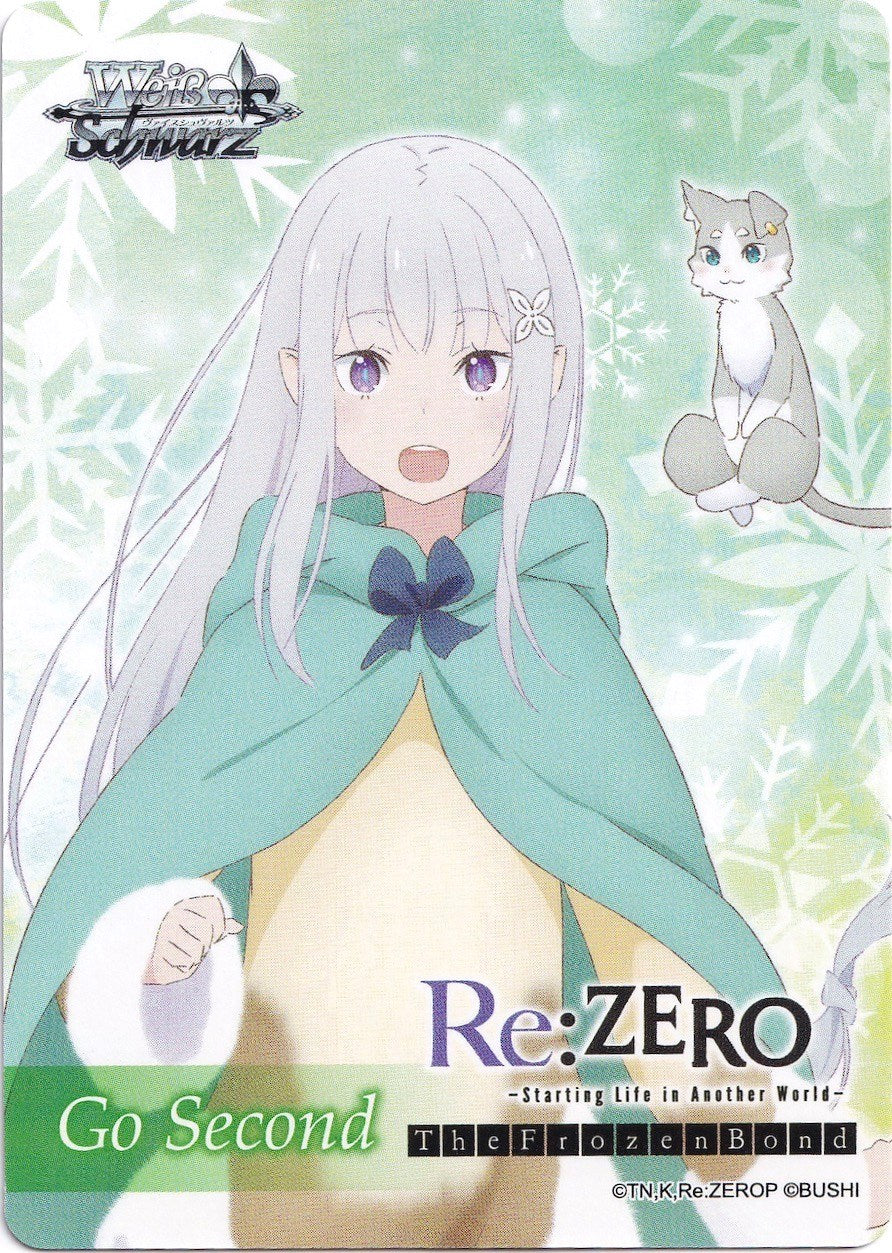 Go Second Card - Contractor and Spirit, Emilia & Puck - Re:ZERO: The Frozen Bond