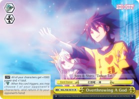 Overthrowing A God (NGL/S58-E019 CR) - No Game No Life