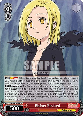 Elaine: Revived (SDS/SX05-066 U) - The Seven Deadly Sins: Revival of The Commandments