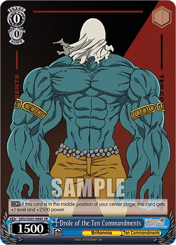 Drole of the Ten Commandments (SR) (SDS/SX05-088S SR) - The Seven Deadly Sins: Revival of The Commandments