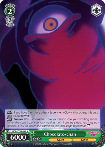 Chocolate-chan (MOB/SX02-028 R) - Mob Psycho 100