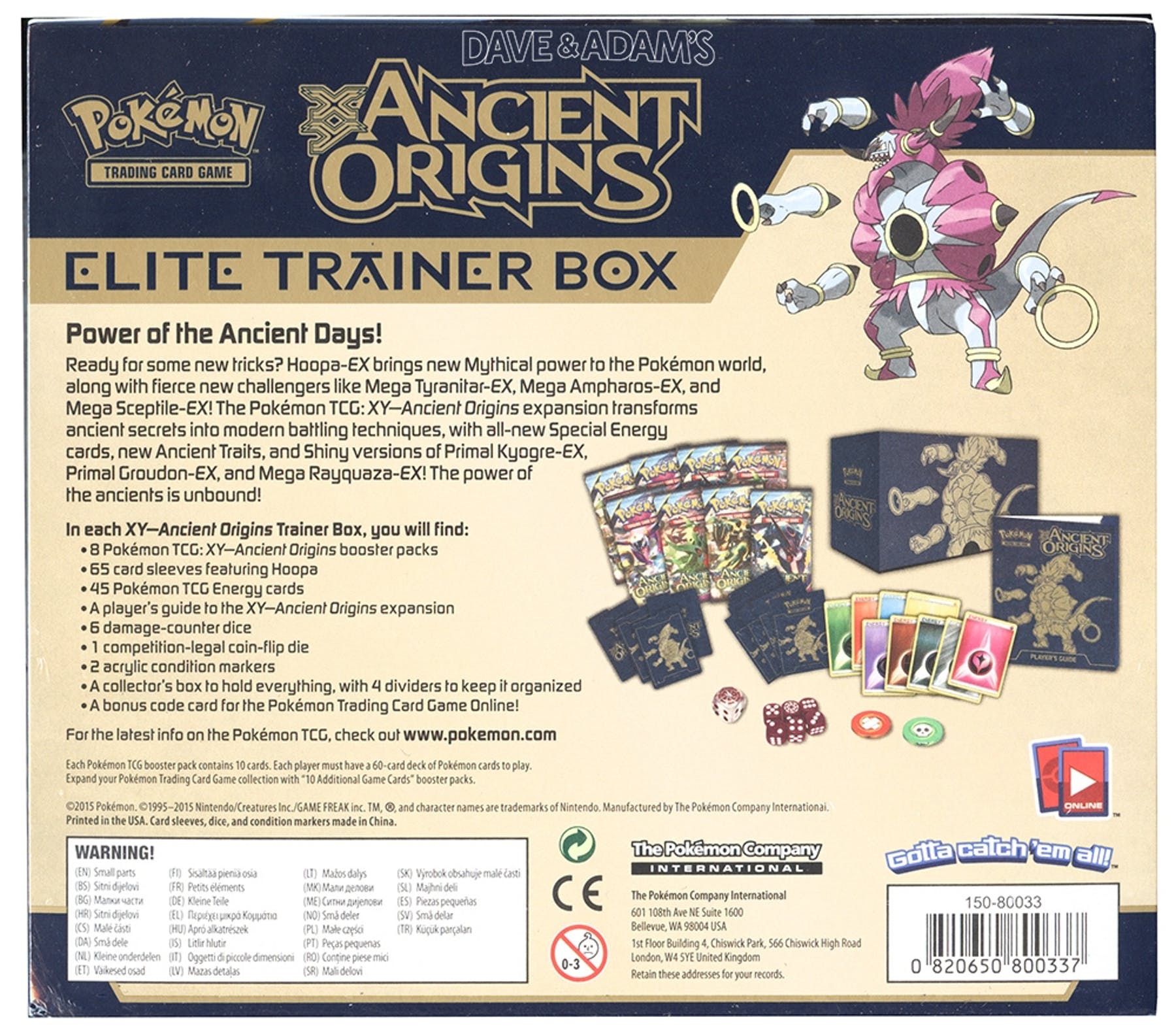 XY: Ancient Origins - Elite Trainer Box (Hoopa EX)