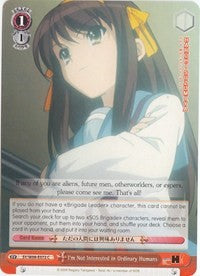 I'm Not Interested in Ordinary Humans (SY/W08-E072 U) - The Melancholy of Haruhi Suzumiya