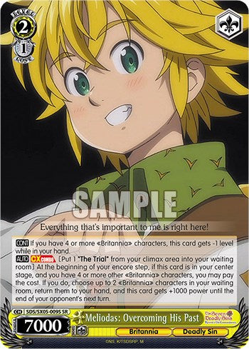 Meliodas: Overcoming His Past (SR) (SDS/SX05-009S SR) - The Seven Deadly Sins: Revival of The Commandments