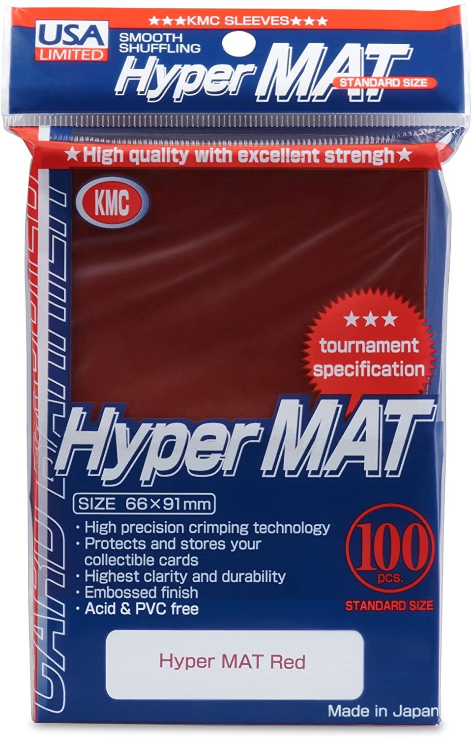 KMC Hyper Matte Standard Sleeves 100-Count - Josh's Cards