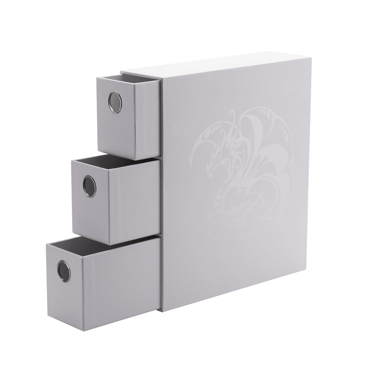Dragon Shield: Fortress Card Drawers - White - Josh's Cards