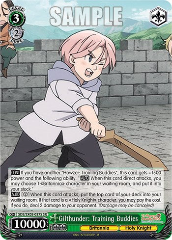 Gilthunder: Training Buddies (SR) (SDS/SX05-037S SR) - The Seven Deadly Sins: Revival of The Commandments